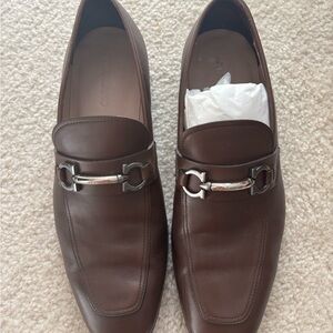 Men's Brown Leather Loafers